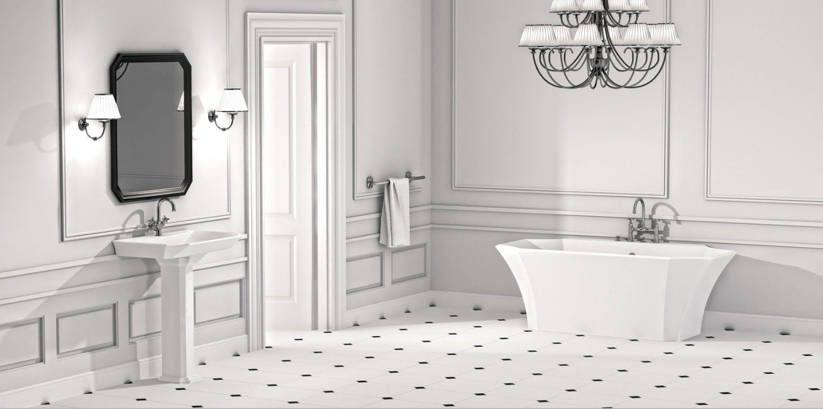 La Donna Duvara Dayalı Küvet