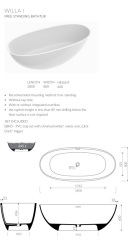 WILLA I Free Standing Küvet