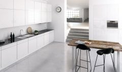 Lando 720 Granit Evye 1,5 Gözlü Damlalıksız Mermer Beyazı