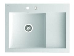 NERO 800 Tezgah Arası Granit Evye 1 Gözlü Damlalıklı