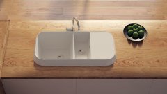 OPAL 1000 Granit Evye 1,5 Gözlü Damlalıklı