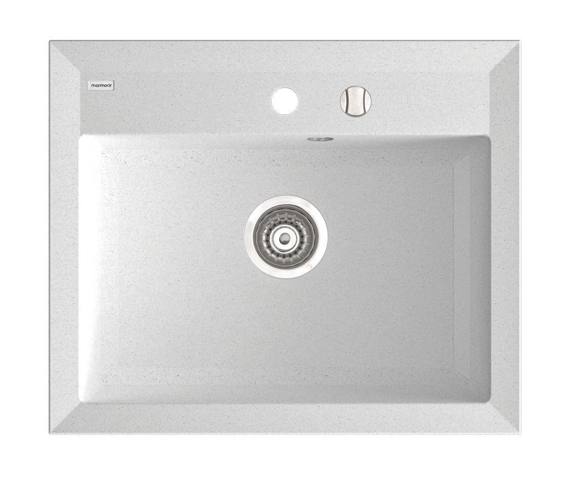 IVO 600 Granit Evye Tezgah Üstü 1 Gözlü Damlalıksız