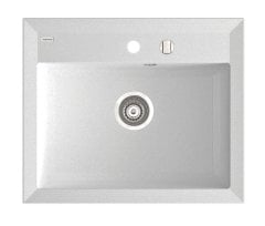 IVO 600 Granit Evye Tezgah Üstü 1 Gözlü Damlalıksız