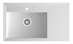 IVO 843 Granit Evye Tezgaha Sıfır 1 Gözlü Damlalıklı