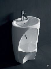 Abdest Lavabosu Alt Batarya Sensörlü - Üst Batarya Manuel T021NS