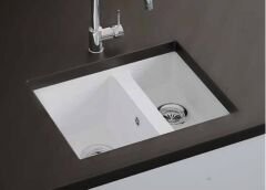 Fado 560 Tezgah Altı Granit Evye 1,5 Gözlü Damlalıksız