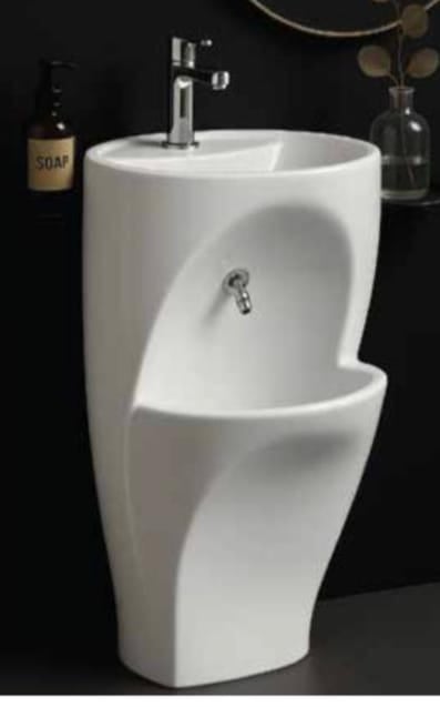 ABDEST LAVABOSU ALT BATARYA SENSÖRLÜ-ÜST BATARYA MANUEL