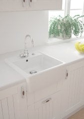 EWIT 595 Granit Evye 1 Gözlü Damlalıksız Mermer Beyazı