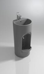 ABDEST LAVABOSU ALT VE  ÜST BATARYA MANUEL GRİ