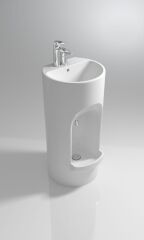 Abdest Lavabosu Alt - Üst Batarya Manuel T186 BEYAZ