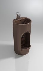 ABDEST LAVABOSU ALT VE ÜST BATARYA MANUEL KAHVERENGİ