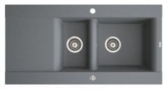 VOGA II 1000 Granit Eviye 1,5 Gözlü Damlalıklı