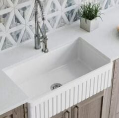 Seramik Tezgah Altı Tek Gözlü Mutfak Evyesi