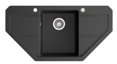 BARIO 960 Köşe Granit Evye 1 Gözlü Damlalıklı