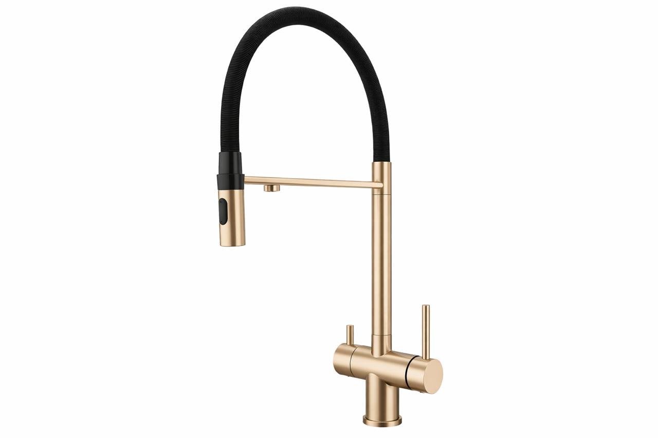 Yeni Nesil Arıtmalı / Spiralli Batarya PVD MATT GOLD CSS02