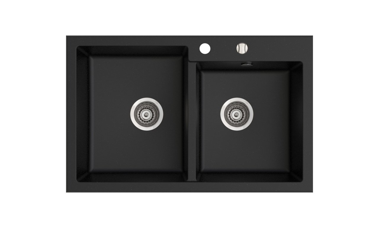 DEBRA 800 Granit Evye 2 Gözlü Damlalıksız