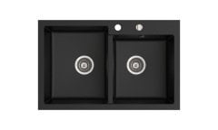 DEBRA 800 Granit Evye 2 Gözlü Damlalıksız