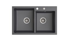 DEBRA 800 Granit Evye 2 Gözlü Damlalıksız