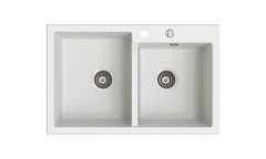 DEBRA 800 Granit Evye 2 Gözlü Damlalıksız