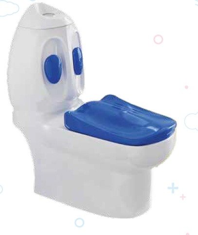 C05-1 Ducky Çocuk Klozeti Beyaz-Mavi