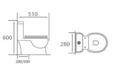 C04 Çocuk Klozet Beyaz