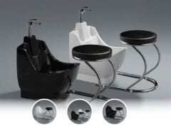 Sandalyeli Abdest Lavabosu Beyaz