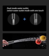 New Waterfall Şelale Tarzı Mutfak Bataryası Brushed Grey /Black Pıpe C8736-U