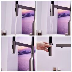 Pvd Kaplama Arıtmalı / Spiralli  Yeni Nesil Batarya  GUN METAL XBG04