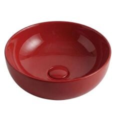 Cırctlıght Tezgah Üstü Banyo Lavabosu Wıne Red 3005