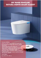 GR 1860B Femıcare Duvara Monte Smart Klozet White