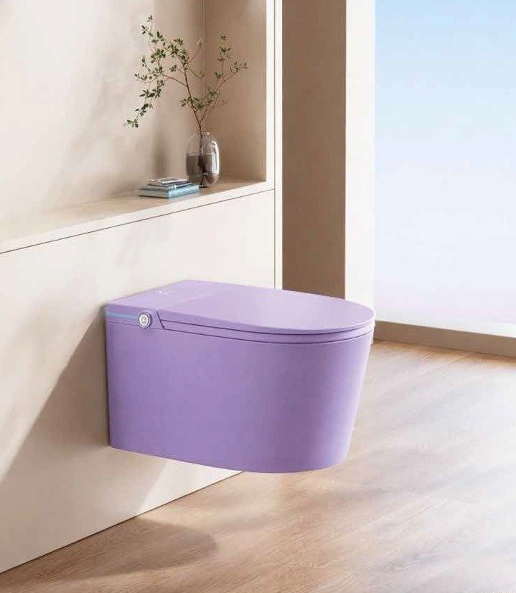 GR 1860B Femıcare Duvara Monte Smart Klozet Purple