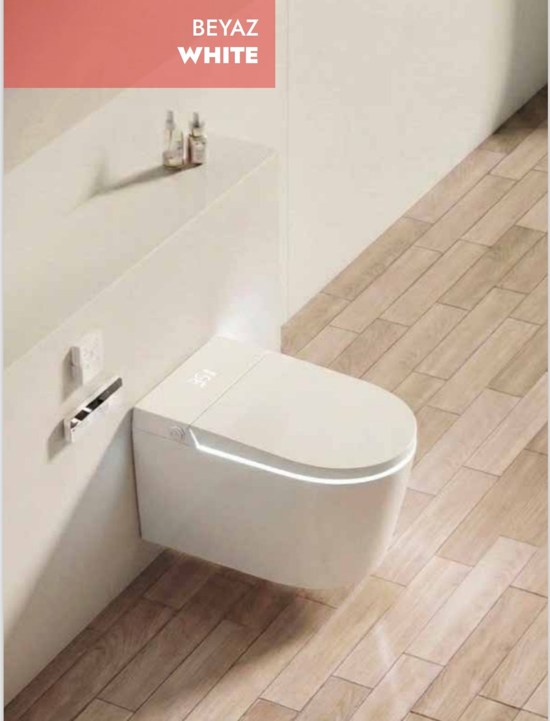 GR 1855 Duvara Monte Smart Klozet White