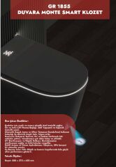 GR 1855 Duvara Monte Smart Klozet Purple