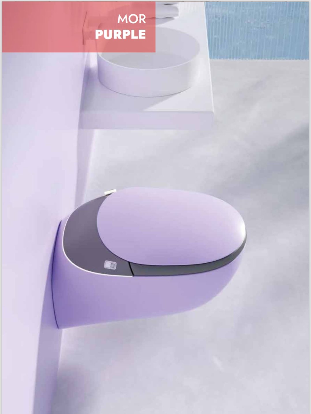 GR 1851 Duvara Monte Smart Klozet Purple