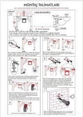 GR 1851 Duvara Monte Smart Klozet Green