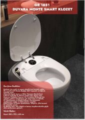 GR 1851 Duvara Monte Smart Klozet Pınk