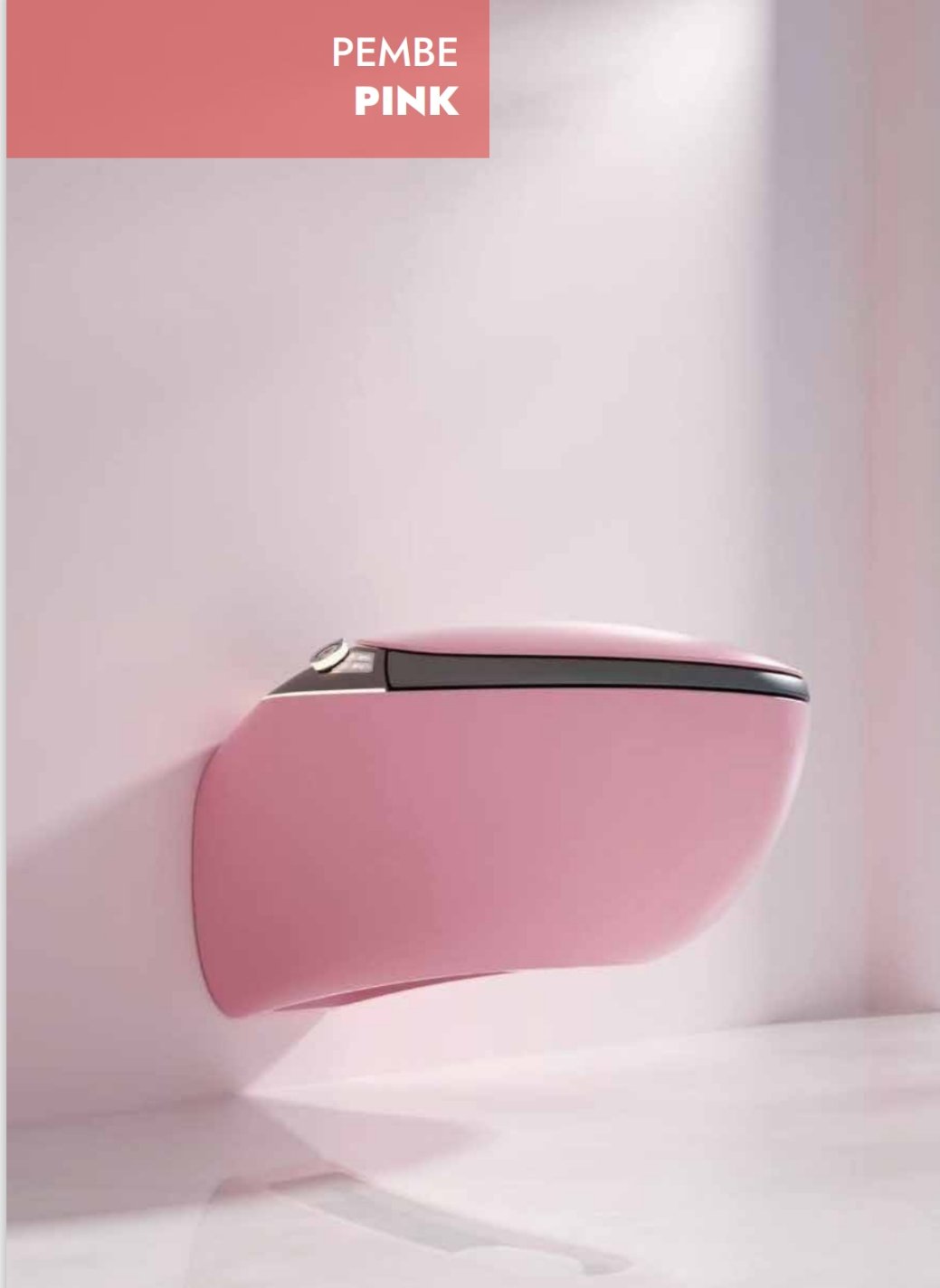 GR 1851 Duvara Monte Smart Klozet Pınk