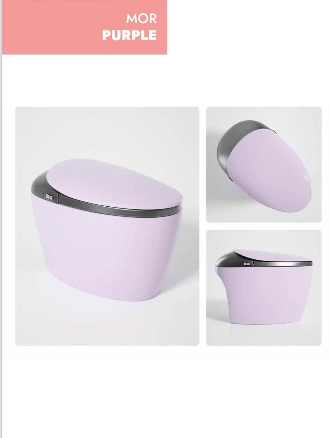 GR 1858 Duvara Monte Smart Klozet Purple