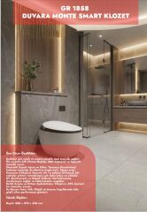 GR 1858 Duvara Monte Smart Klozet Blue