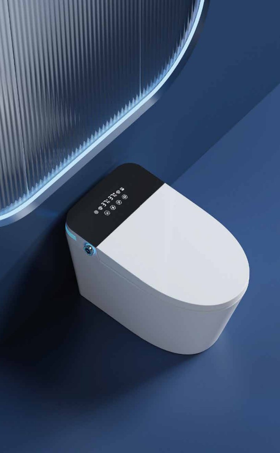 GR 1825 Duvara Monte Smart Klozet White-Black