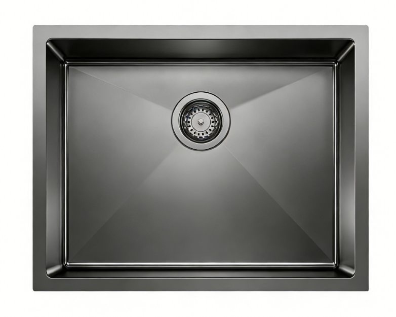 GR 5545  BLACK PASLANMAZ ÇELİK EVİYE