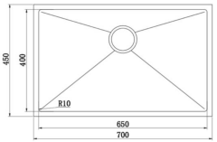 GR 7045 ROSE GOLD PASLANMAZ ÇELİK EVİYE