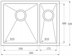 GR 5945 CHROME PASLANMAZ ÇELİK EVİYE
