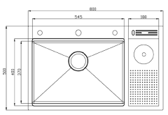 GR 8050 H  CHROME SMART EVİYE