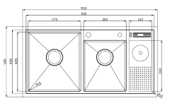 GR 9550 H CHROME SMART EVİYE