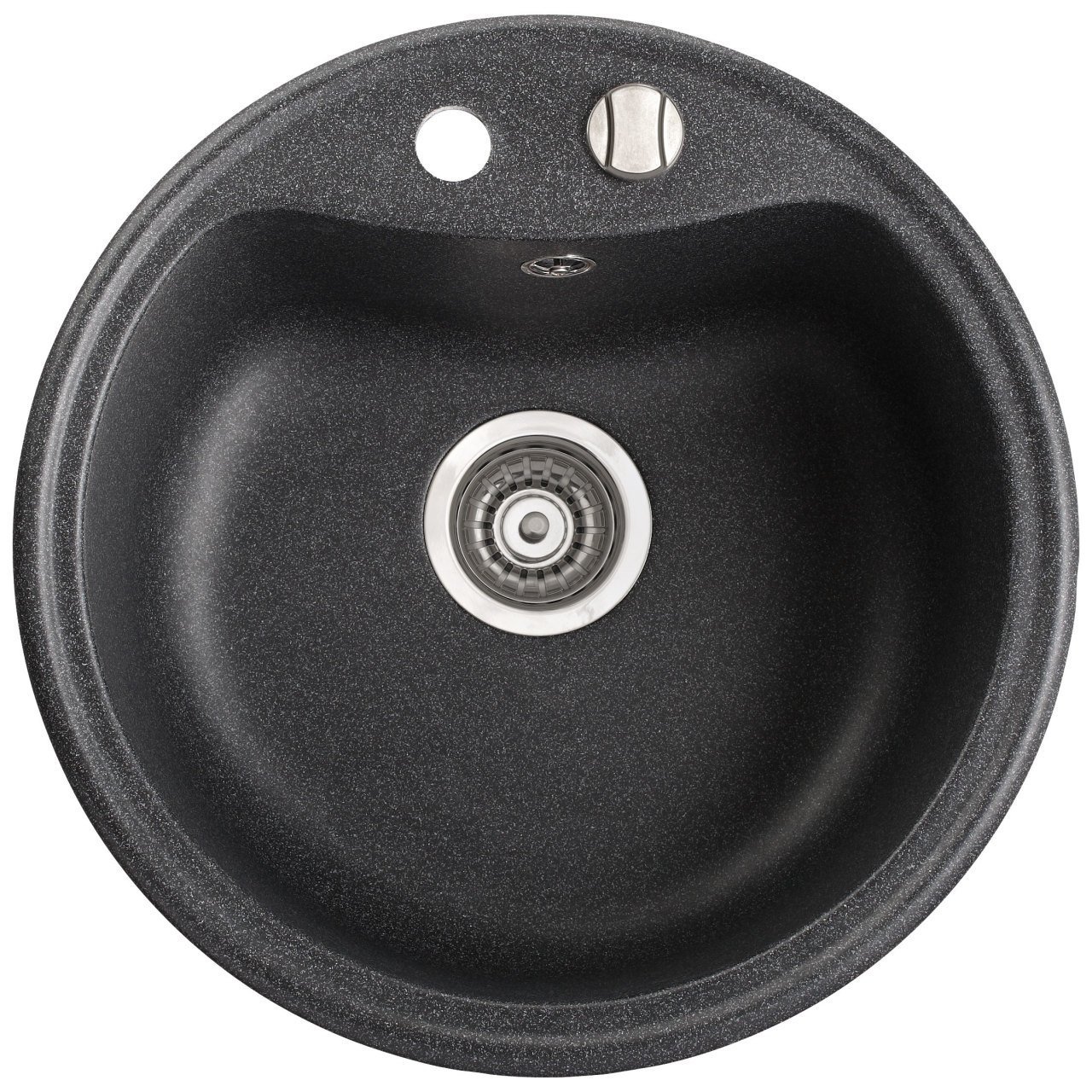 KOVA 500 Granit Evye 1 Gözlü Damlalıksız Siyah Metalik