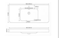 2671 BANYO DOLABI 1000MM