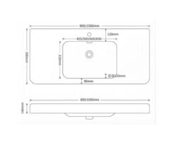 2660 BANYO DOLABI 1000MM