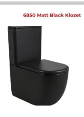 6850 Klozet Matt Black
