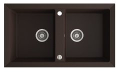 CIRE 870 Granit Evye 2 Gözlü Damlalıksız Siyah Metalik